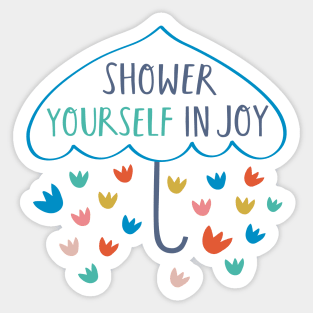Joy Shower Sticker